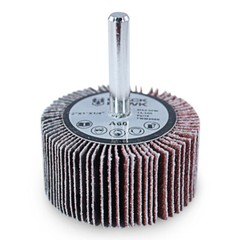 2″ x 1″ x 1/4″ Shank Mounted Flap Wheels – A/O 40 Grit Sanding Wheel – 25 Pack