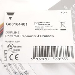 Carlo Gavazzi G88104401 Dupline Universal Transmitter Input Module 2mA Max, 4-Ch