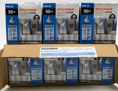HUGE LOT of 20 Sylvania PAR30 Halogen Flood 50W Capsylite Light Bulb 660 Lumens