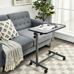 Overbed Rolling Table Over Bed Laptop Tray Tilting Top Gary