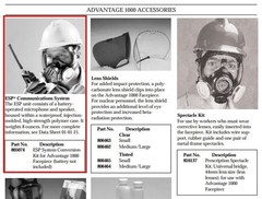 MSA ESP Communications System / Voice Projection Unit – Advantage 1000 Gas Mask