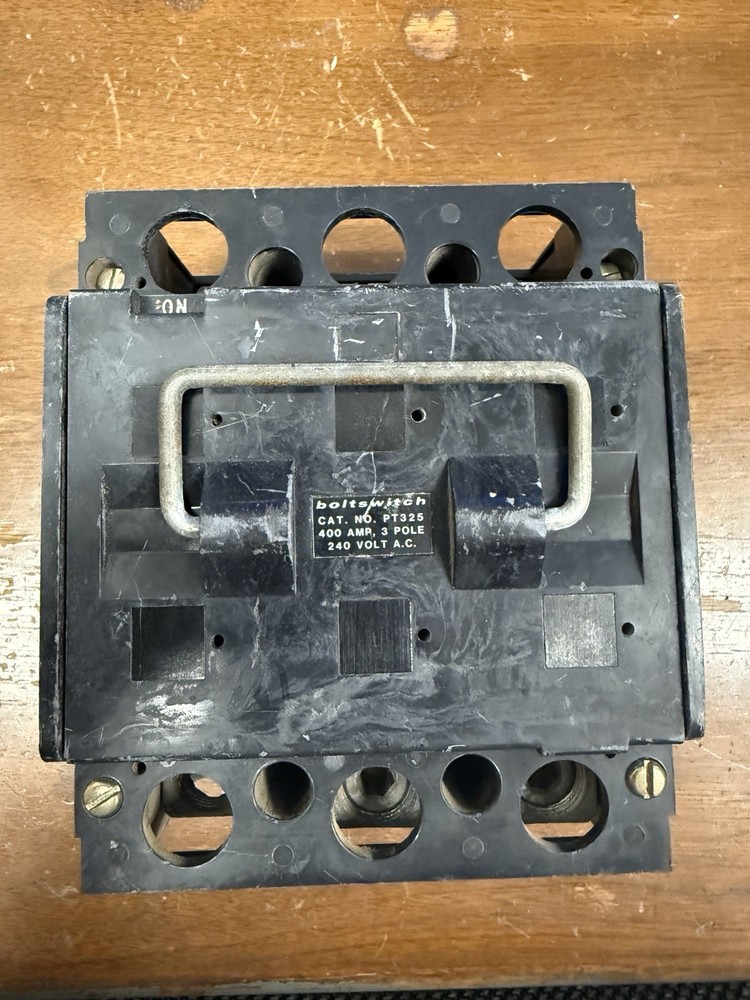 Boltswitch PT325 400A 3-Pole Circuit Breaker 240V AC Heavy Duty Industrial