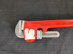 Vintage NOS SEARS 10″ Heavy Duty Pipe Wrench (30851) Made In Spain