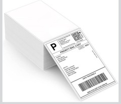 Thermal Direct Shipping Label (Pack of 500 4×6 Per Fanfold Labels)