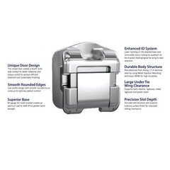 Dental Self Ligating Brackets Orthodontic Ceramic Metal Roth MBT Damon Empower