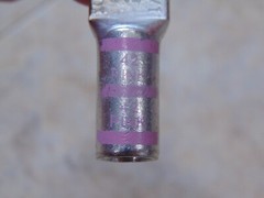 THOMAS & BETTS T&B 100 N 1/0 CU CU 42 PINK DIE ELECTRIC LUG NEW (10 Pack)