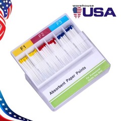 AZDENT Dental Gutta Percha Points / Absorbent Paper Endodontics Root Canal F1-F3