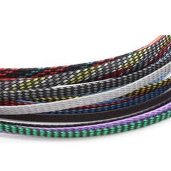 4/8/12MM Braided Soft PP Cotton Yarn + PET Expandable Sleeving Cable Wire Sheath