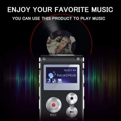 Digital Voice Recorder Dictaphone MP3 WAV Audio Recorder USB MP3 Player Lecture