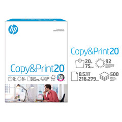 HP Printer Paper | 8.5 x 11 Paper | Copy &Print 20 lb | 1 Ream Case – 500 Sheets