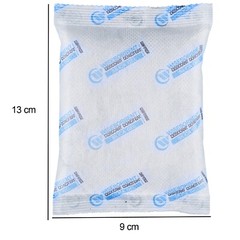 100 Gram 6 Packs Silica Gel Packets Dessicant for Storage, Humidity Packs
