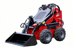 870kg Mini Skid Steer Loader MS380 23HP Dual Pump Wheeled Skid Steer Free Ship