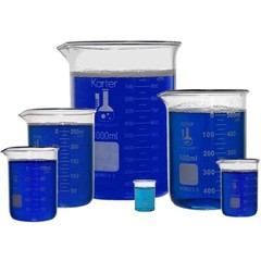 6 Pack Glass Lab Pyrex Beaker Set Measuring Cup 50/100/250/500/1000 ML