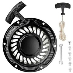Pull Start Recoil Starter Assembly for 212 Coleman B200R Style: Obsidian Black