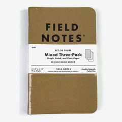 Field Notes Mixed 3-Pack Memo Notebooks Set 48-pages FN-04 NEW Sealed Package