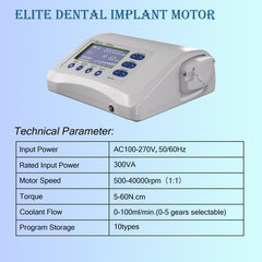Dental Implant System Motor Physiodispenser Surgical Brushless Motor+20:1 Contra