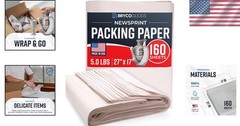 Fragile Items Protection – Moving Packing Paper – 160 Sheets