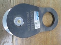 TRAVELLER Snatch Block 20000 lbs DBL WINCH CAPAC Heavy Duty Block 1078301