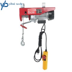440lbs / 200kg Mini Electric Hoist 110v 6.6ft/2m Wired Remote Control