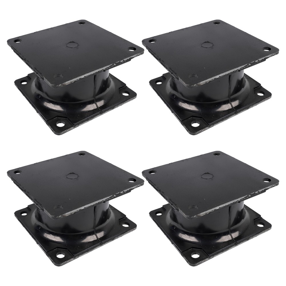 For Stanley Hydraulic Vibratory Compactor Rubber Isolator Shock Mounts 4PCS