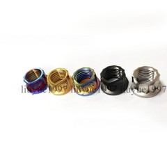 Titanium Flange Nuts M5 M6 M8 M10 M12 External 12-Point Nut for Bike Motorcycle