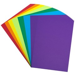 Colored Copy Paper 8.5X11 Inches,140 Sheets 8.5 x 11 inches, Rainbow colors