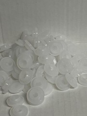 Silicone Vial Stopper, Clear, 20mm, Qty. 1000