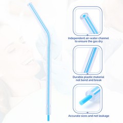 2000PCS Dental 3-Way Air Water Syringe Tips Disposable Spray Nozzles No Leakage