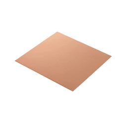 2 Pieces Pure Copper Sheet Plate Panels 6X6 Inches, 24 Gauge | for Industry Meta
