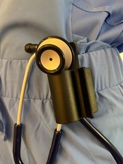 Stethoscope Holder Clip, Secure Hip Clip, Fits All Models, Nurse Born Koala Clip