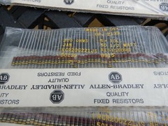Allen Bradley 1/2 Watt Carbon Comp Resistor Packs (50) Various Values You Pick