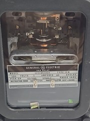 USED General Electric 12ICW53A2A Power Relay Type ICW 120V 5A 60Hz 3 Phase Vars