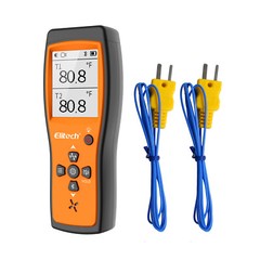Elitech Digital AC Manifold Gauge DMG-4B & Temperature Thermometer ICT-220