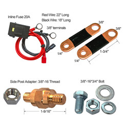 12V Remote Battery Disconnect Switch 200A 1000A Kill Cut Off GM Side Post