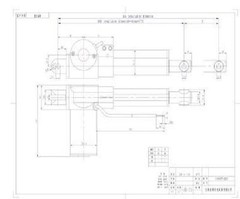 Hot Sale 24 inches(600mm) Linear 3000N 24V+two brackets+USA+free ship dsefdd