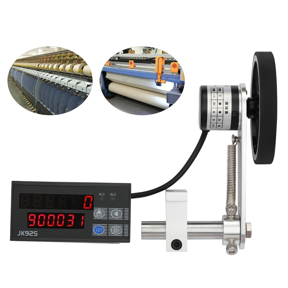 Digital Lenght Meter Counter Rotary Single Wheel Roll Electronic Length Measure