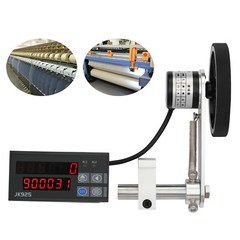Digital Lenght Meter Counter Rotary Single Wheel Roll Electronic Length Measure