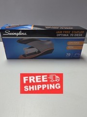 Swingline Optima 70 Desktop Jam Free Stapler Low Force, Metal Heavy Duty. FREE ✈