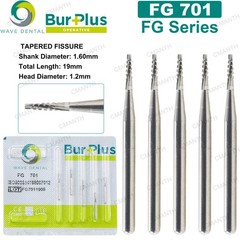 WAVE Dental Burs Surgical Carbide Burs FG Friction Grip For High Speed 1958 NiCr
