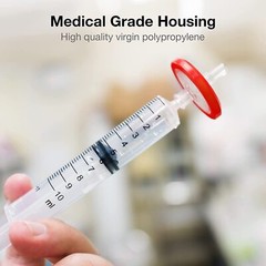 200pcs PTFE Membrane Syringe Filter Luer lock 25 mm 0.22 um PP Pr-filter for Lab
