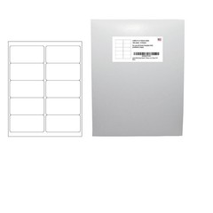 10UP 4″x2″ Address Shipping Labels Self Adhesive 10 Per Sheet for laser Ink Jet