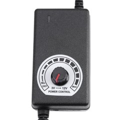 AC To DC Adapter 3‑12V 2A Power Supply Motor Speed Controller 110‑240V✈