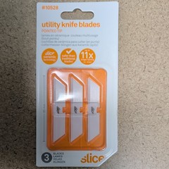 3 Pack Slice 10528 Utility Knife Blades 65mm Blade Length