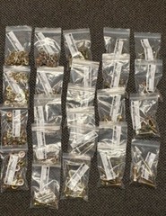 856 Piece Class 10.9 Metric Flange Bolt & Flange Nut Yellow Assortment Kit