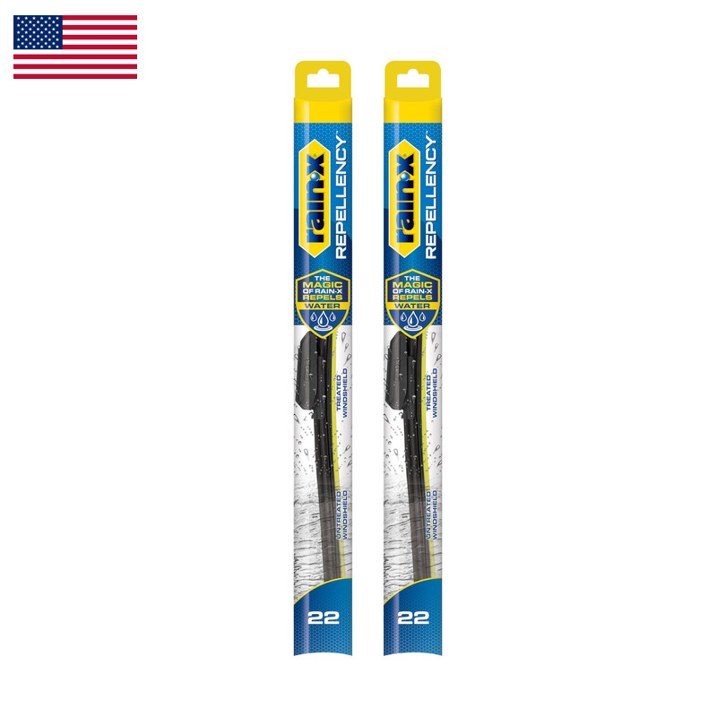 Rain-X 810363 Repellency Water Repellent Wiper Blades 22 Windshield Wipers Pack