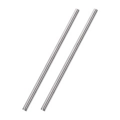 6mm x 250mm 304 Stainless Steel Solid Round Rod for DIY Craft 2pcs