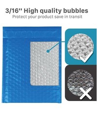 10 25 50 100 6.5″ x 10″ #0 Colored Self Seal Poly Bubble Mailer Package Envelope