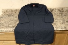 Red Kap KP14NV RG 36 8 Pk Size S Men’s Blue Button Closure Lab Coat