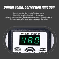 WEP 130W Digital Soldering Iron Kit Welding Desoldering Tool Set 110V US
