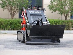 NEW Mini Skid Steer Loader Attachments STOMP Skid Steer TYPHON 4 in One Bucket